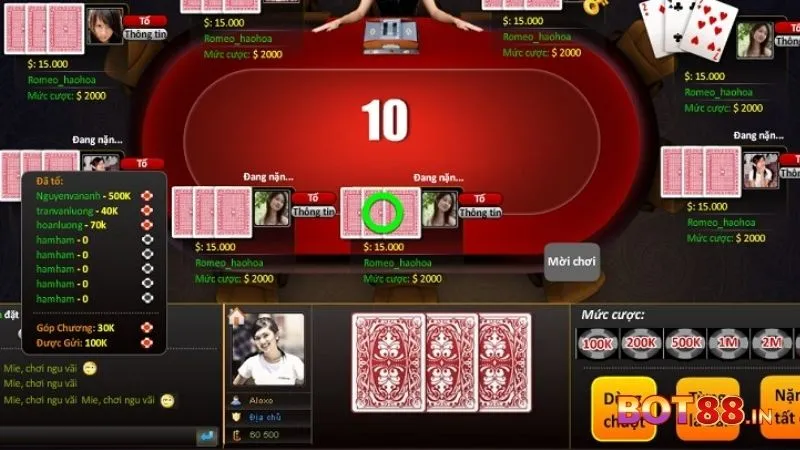 Kho Game Bài BOT88 thu hút nhiều game thủ tham gia