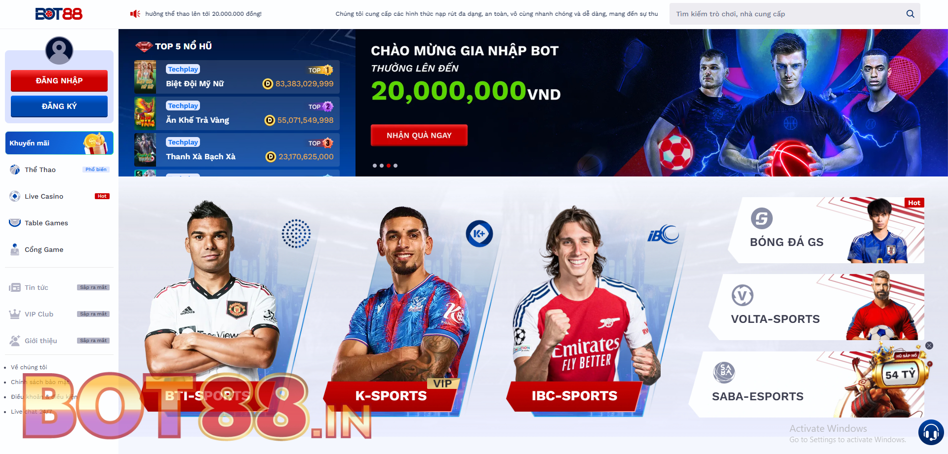 4 hình thức nạp tiền BOT88 được sử dụng nhiều nhất